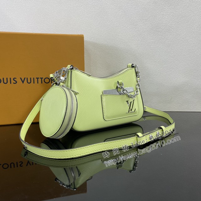 Lv路易威登2023專櫃新款Marellini手袋 LV Milky Way系列水波紋手提肩背包 M22651 ydh5231